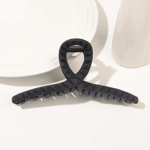 Premium Diamond Grain Shark Hair Clips