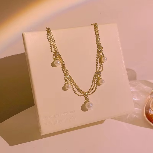 [NS-291-172-Gol] Korean Beaded Necklace